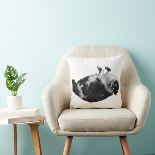 ひげ撚り猫枕 クッション (椅子)