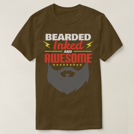 ひげ状2 Tシャツ (デザイン正面)