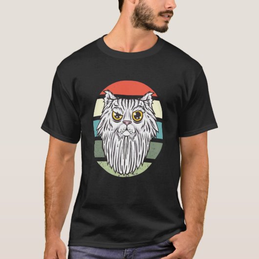 ひげ猫 Tシャツ (正面)