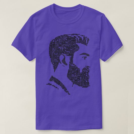 ひげ目 Tシャツ (デザイン正面)