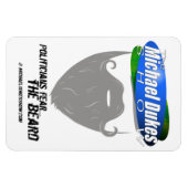 ひげ磁石を恐れる(4x5in) マグネット (横)