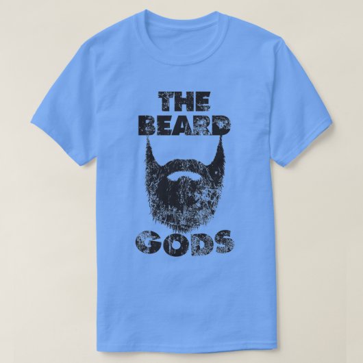 ひげ神々ヴィンテージひげ愛好家は剃らない Tシャツ (デザイン正面)