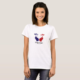 ひげ禁断の愛の玉座2(プラス文字) Tシャツ