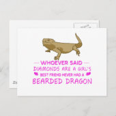 ひげ竜のママ ポストカード (正面/裏面)