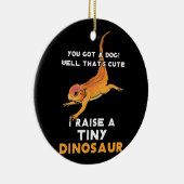 ひげ竜の所有者ひげ竜のペットひげ セラミックオーナメント (右)