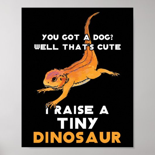 ひげ竜の所有者ひげ竜のペットひげ ポスター (正面)