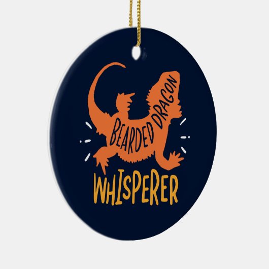 ひげ竜ひげ爬虫類 セラミックオーナメント (右)