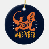 ひげ竜ひげ爬虫類 セラミックオーナメント (正面)