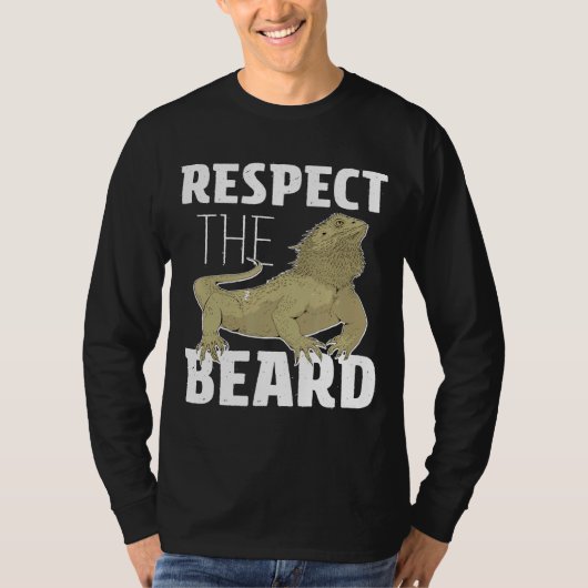 ひげ竜ひげ竜パパまたは母 Tシャツ (正面)