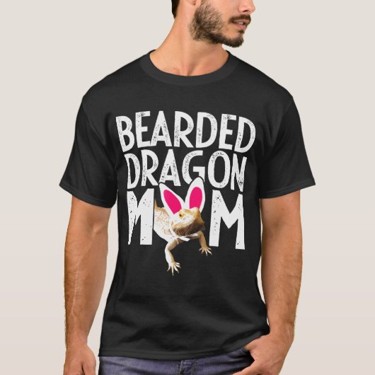 ひげ竜ひげ竜ママ Tシャツ (正面)