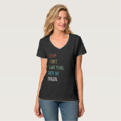 ひげ竜ドラゴンと一緒に計画がある Tシャツ (正面フル)