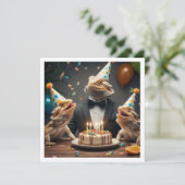 ひげ竜パーティー動物,トカゲ誕生日 招待状 (スタンド正面)