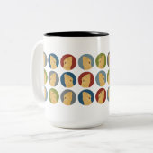 ひげ竜マグカップ ツートーンマグカップ (正面左)