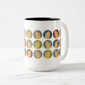 ひげ竜マグカップ ツートーンマグカップ (正面右)