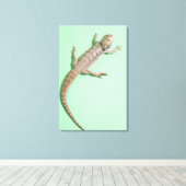 ひげ竜2 キャンバスプリント (インサイチュ (ウッドフロア))