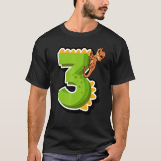 ひげ竜3rd誕生日爬虫類動物グラフ tシャツ