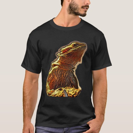 ひげ竜6 Tシャツ (正面)