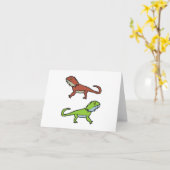 ひげ竜 カード (黄色い花)