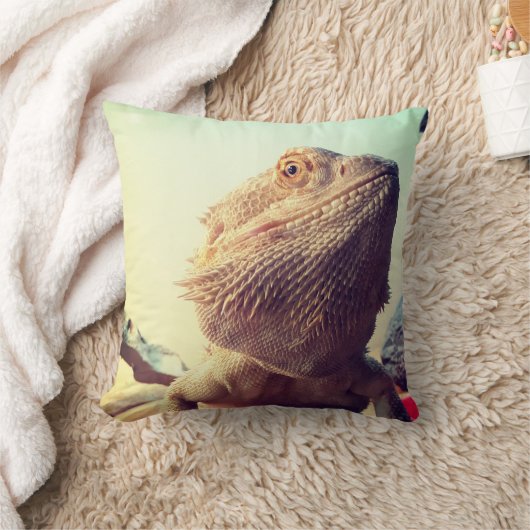 ひげ竜 クッション (ブランケット)