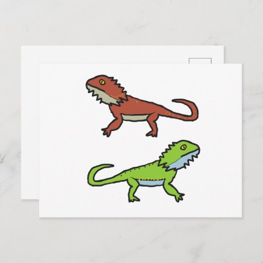 ひげ竜 ポストカード (正面/裏面)