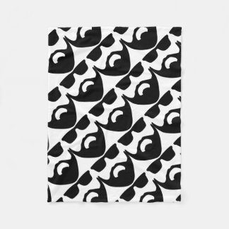 ひげ素晴らしと フリースブランケット