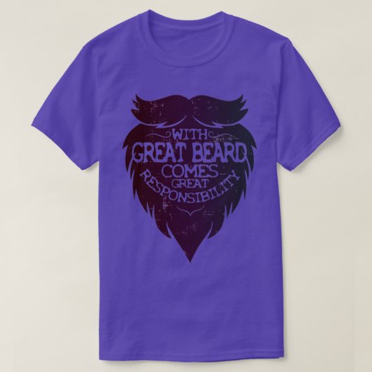 ひげ素晴らしの責任で26 Tシャツ (デザイン正面)