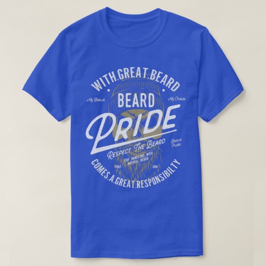 ひげ素晴らしの責任と素晴らし17 Tシャツ (デザイン正面)