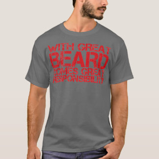 ひげ素晴らしの責来素晴らし果を負って Tシャツ