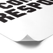 ひげ素晴らし素晴らしの責来任で ポスター (角)