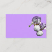 ひげ絞りアイリスフラワーズ名刺 名刺 (裏面)