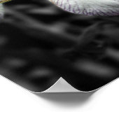 ひげ絞り虹彩花ペアの部分色 ポスター (角)