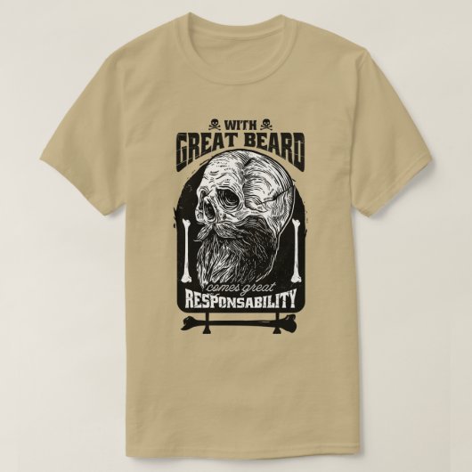 ひげ職責 Tシャツ (デザイン正面)