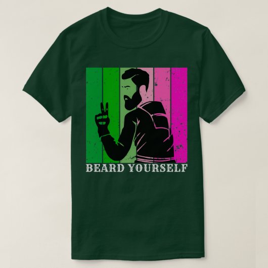ひげ自分自身12 Tシャツ (デザイン正面)