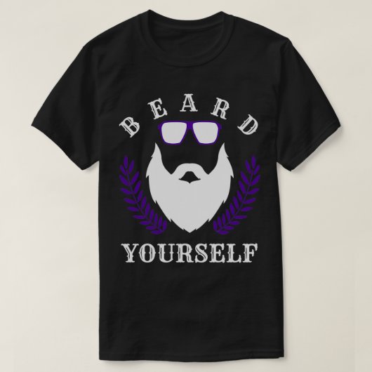 ひげ自分自身33 Tシャツ (デザイン正面)