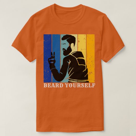 ひげ自分自身3 1 Tシャツ (デザイン正面)