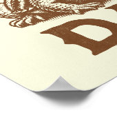 ひげ誇りを持ったつきドラゴンパパ爬虫類恋人 ポスター (角)