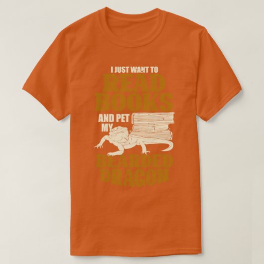 ひげ読ひげ竜の恋人の贈り物 Tシャツ (デザイン正面)
