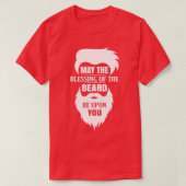 ひげ賛美の Tシャツ (デザイン正面)