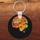 ひげ遊つきドラゴンのビデオゲームPagona キーホルダー (正面)