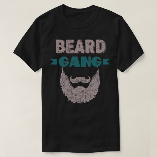 ひげ集団6 Tシャツ (デザイン正面)