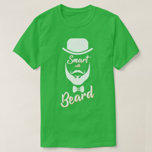 ひげ頭が切れるを付けて Tシャツ (デザイン正面)