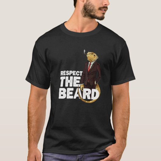 ひげ髭のドラゴンの判断を尊重 Tシャツ (正面)