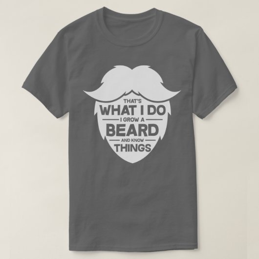 ひげ髭ひげベアラヒップスター8 Tシャツ (デザイン正面)