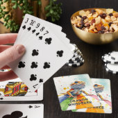 ひげ鮮やか付きドラゴンアカラフルートウォーター色 トランプ (インサイチュ)