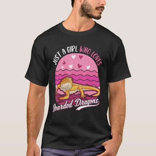 ひげ龍を愛する女の子だけ Tシャツ (正面)