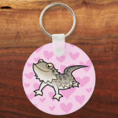 ひげ龍/ランキンドラゴンラブ キーホルダー (正面)