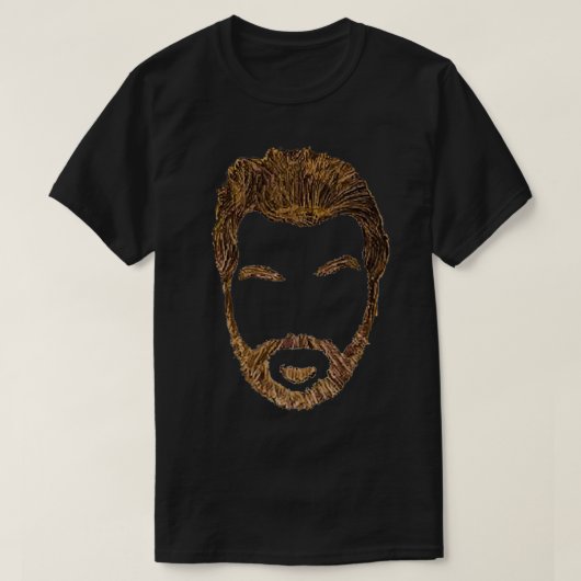 ひげ1 Tシャツ (デザイン正面)