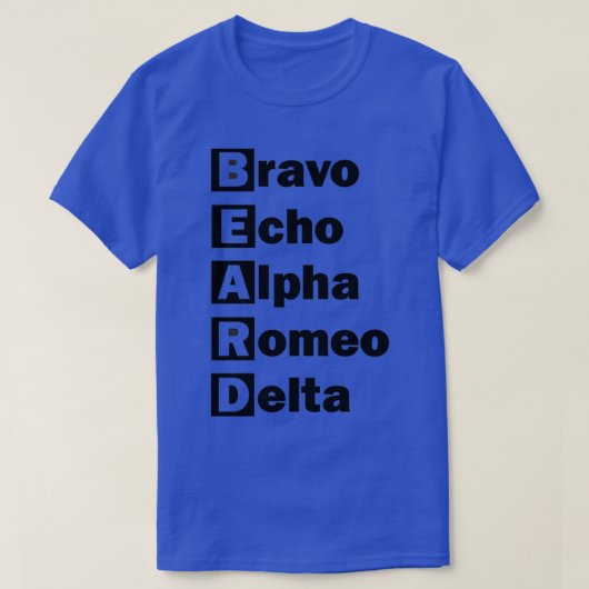 ひげ6 Tシャツ (デザイン正面)