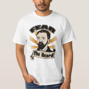 ひげ、おもしろいな髭を恐れて下さい Tシャツ