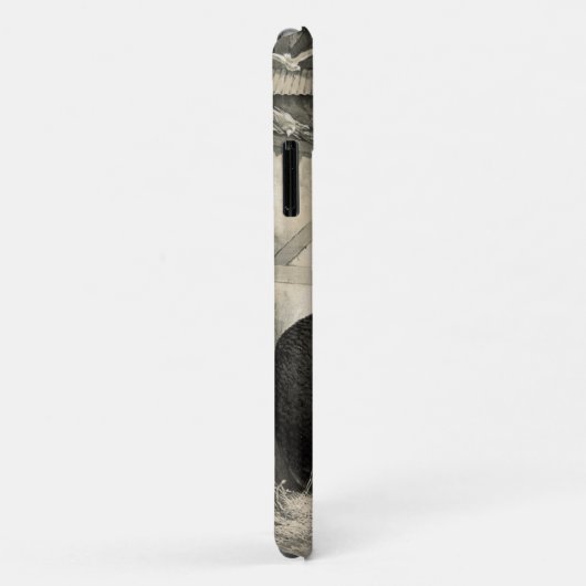 ひげ – クマ、犬とロバ Case-Mate iPhoneケース (裏面/右)